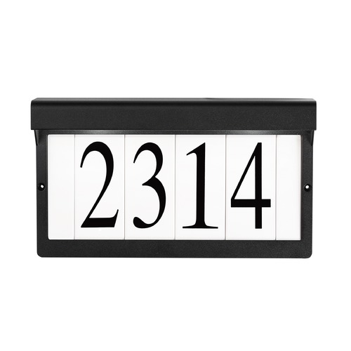 Illuminated Address Sign in Black by Kichler Lighting