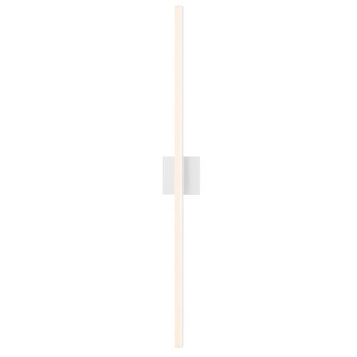 Stix Satin White LED Bathroom Light by Sonneman Lighting
