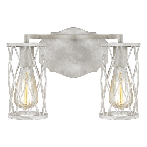 Generation Lighting Cosette French Washed Oak  &  Distressed White Wood Bath Light by Generation Lighting VS2482FWO/DWW