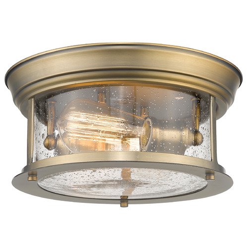 Z-Lite Sonna Heritage Brass Flush Mount by Z-Lite 727F10-HBR