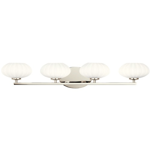 Pim 34-Inch Polished Nickel Vanity Light by Kichler Lighting