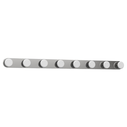 Rezz 36-Inch LED Strip Light in Brushed Nickel by Kuzco Lighting