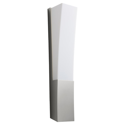 Oxygen Crescent Large LED Wall Sconce in Satin Nickel by Oxygen Lighting 3-513-24