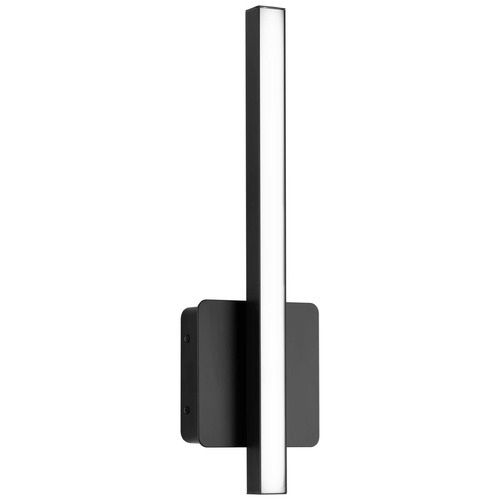 Progress Lighting Replay 1-Light Matte Black LED Wall Sconce