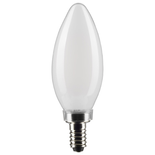 Satco Lighting 5.5W B11 E12 Base Frosted LED Light Bulb in 2700K by Satco Lighting S21278