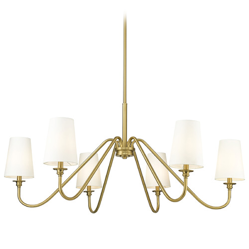 Z-Lite Z-Lite Gianna Modern Gold Chandelier 7509-6-46MGLD