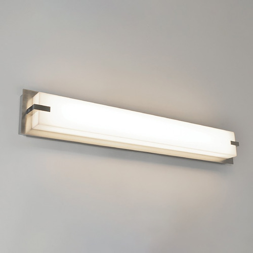 Afx Lighting Sinclair Satin Nickel LED Vertical Bathroom Light