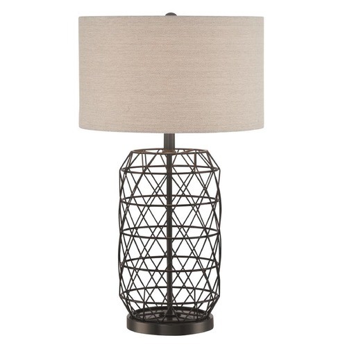 Cassiopeia Black Table Lamp by Lite Source Lighting