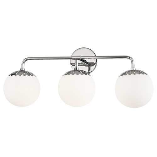 Mitzi by Hudson Valley Paige Polished Nickel Bathroom Light by Mitzi by Hudson Valley H193303-PN
