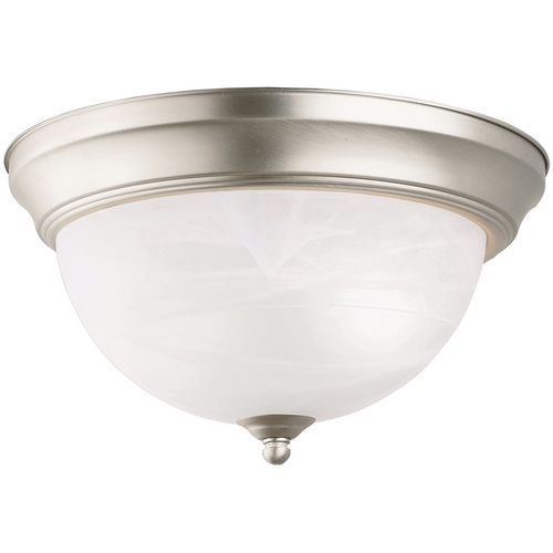 Kichler Lighting 11.25-Inch Flush Mount in Brushed Nickel by Kichler Lighting 8108NI