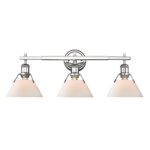 Orwell 24.25-Inch Bath Light in Chrome by Golden Lighting