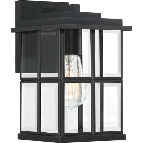 Quoizel Lighting Mulligan Matte Black Outdoor Wall Light by Quoizel Lighting MGN8406MBK