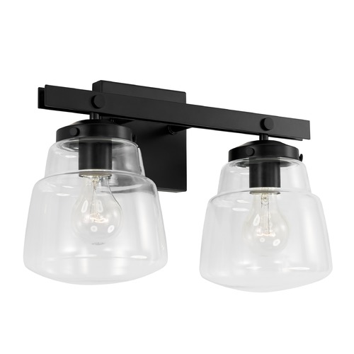 HomePlace by Capital Lighting Dillon 16.25-Inch Vanity Light in Matte Black by HomePlace by Capital Lighting 142721MB-518