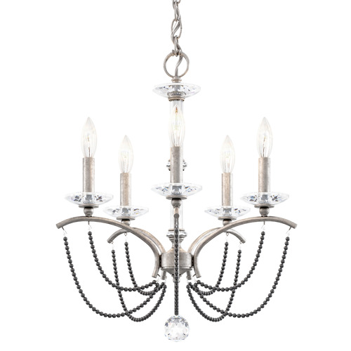 Priscilla Antique Silver Chandelier by Schonbek Lighting