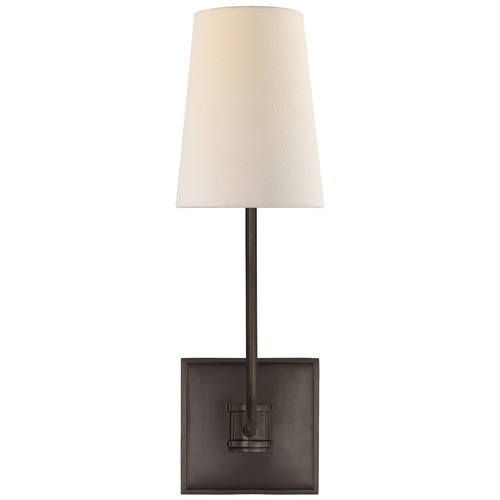 Visual Comfort Signature Collection E.F. Chapman Venini Sconce in Bronze by Visual Comfort Signature CHD2620BZL