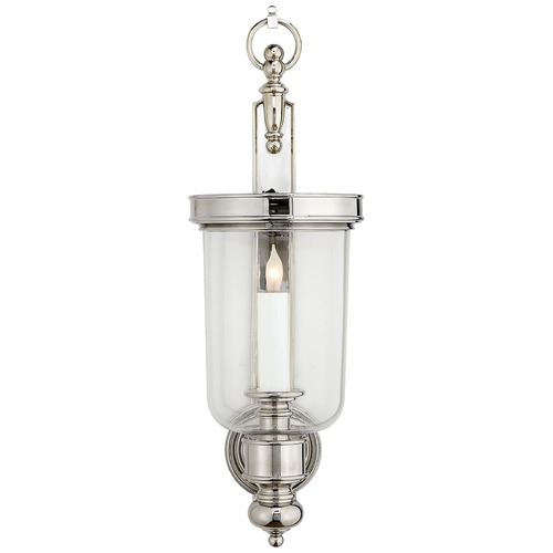 E.F. Chapman Georgian Hurricane Sconce in Nickel by Visual Comfort Signature