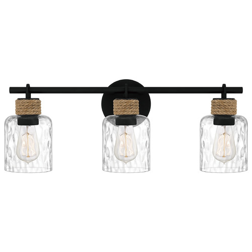 Quoizel Lighting Baltic Matte Black Bathroom Light by Quoizel Lighting BTC8624MBK