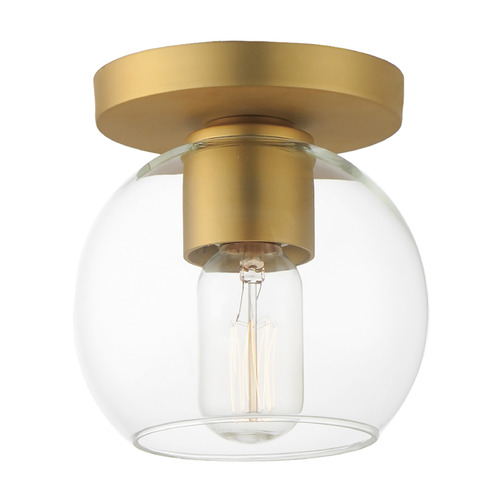 Maxim Lighting Knox Natural Aged Brass Flush Mount by Maxim Lighting 21630CLNAB