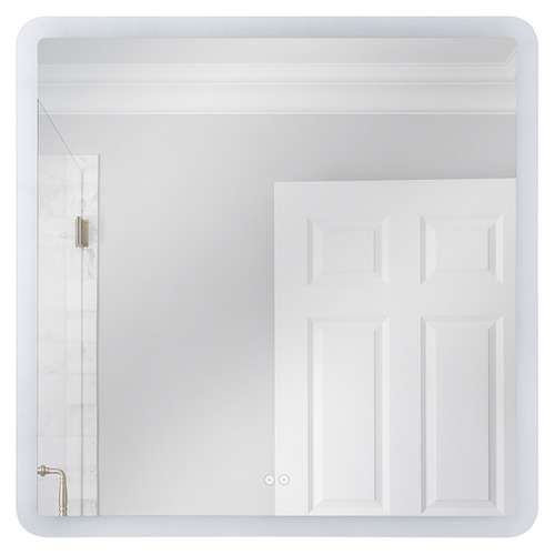 Chassis Square 36-Inch Illuminated Mirror