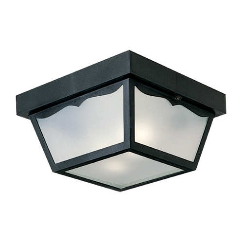 Progress Lighting 10.25-Inch Outdoor Flush Mount in Black by Progress Lighting P5745-31