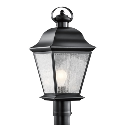 Mount Vernon 20.75-Inch Post Light in Black by Kichler Lighting