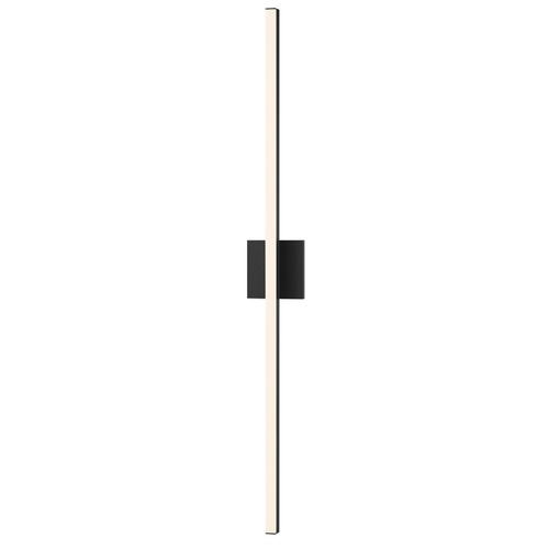 Stix Satin Black LED Bathroom Light by Sonneman Lighting