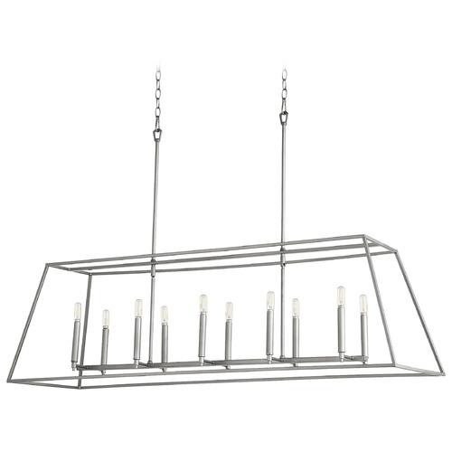 Quorum Lighting Gabriel Classic Nickel Pendant by Quorum Lighting 654-10-64