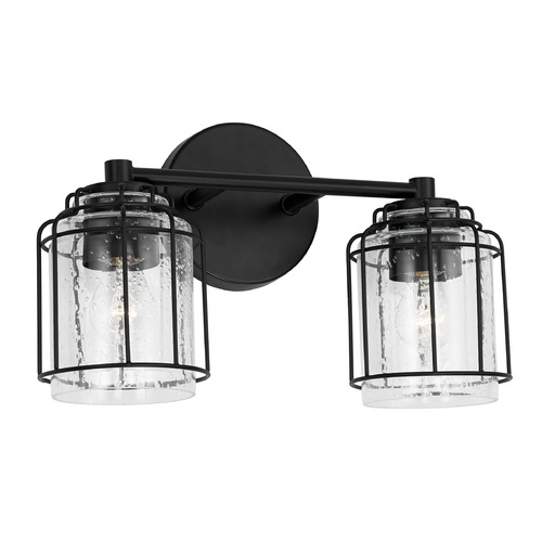HomePlace by Capital Lighting Harmon 14.50-Inch Vanity Light in Matte Black by HomePlace by Capital Lighting 142921MB-516