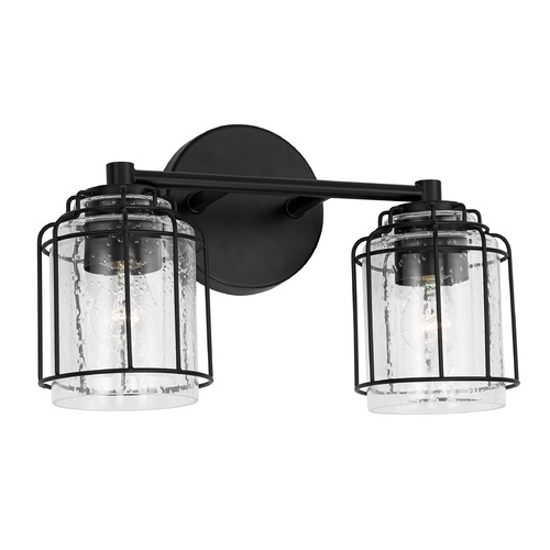 Capital Lighting Harmon 14.50-Inch Vanity Light in Matte Black by HomePlace by Capital Lighting 142921MB-516