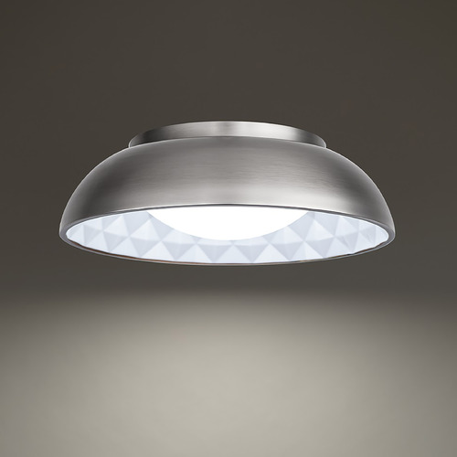 Modern Forms by WAC Lighting Prisma Brushed Nickel LED Flush Mount by Modern Forms FM-78118-BN