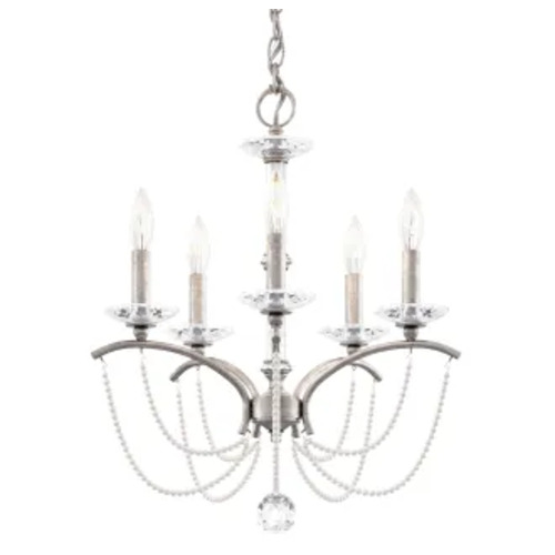 Priscilla Antique Silver Chandelier by Schonbek Lighting