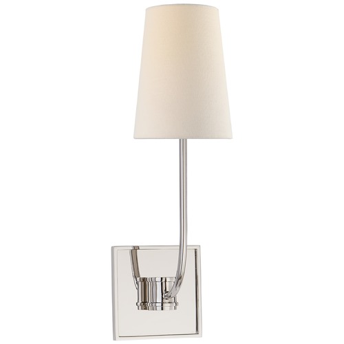Visual Comfort Signature Collection E.F. Chapman Venini Sconce in Polished Nickel by Visual Comfort Signature CHD2620PNL