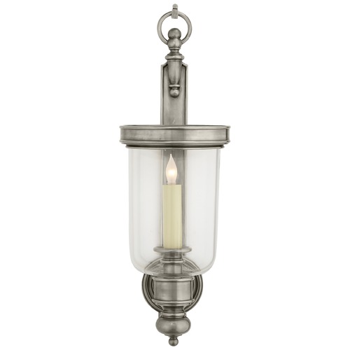 E.F. Chapman Georgian Hurricane Sconce in Nickel by Visual Comfort Signature