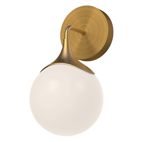 Nouveau Wall Sconce in Aged Gold by Alora Lighting