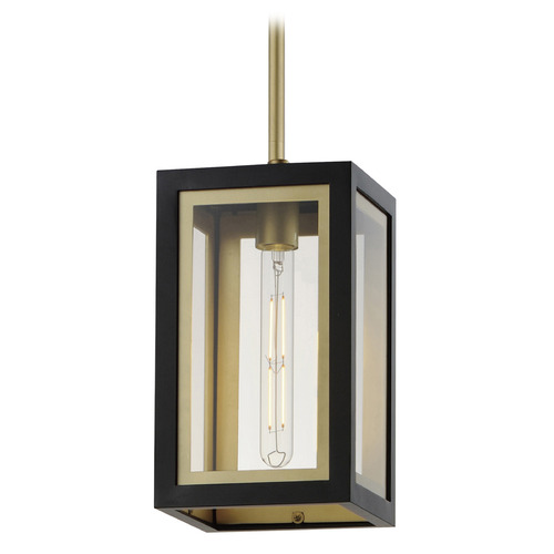 Maxim Lighting Neoclass Black & Gold Outdoor Hanging Light