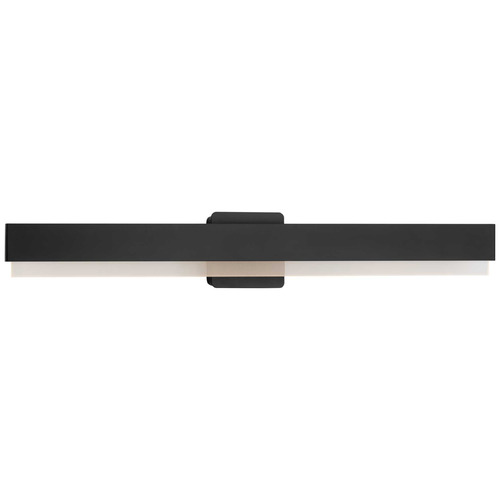 Progress Lighting Replay 3-Light Matte Black LED Vanity Light