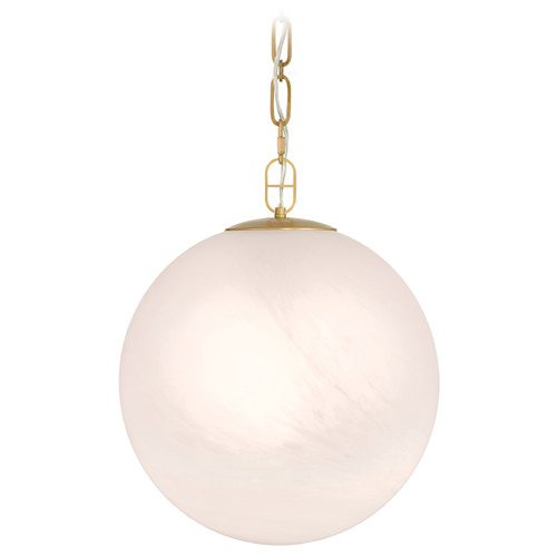 Minka Lavery Minka Lavery Marbelle Legacy Brass Pendant Light with Globe Shade 5213-732