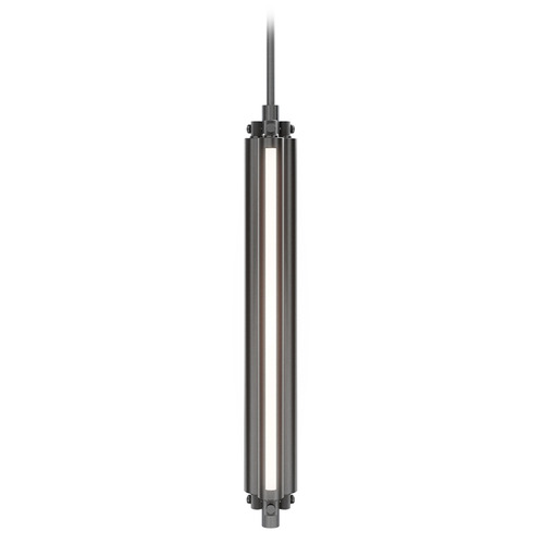 Modern Forms by WAC Lighting Modern Forms Trice Antique Nickel LED Mini-Pendant Light with Cylindrical Shade PD250623-TWA-AN