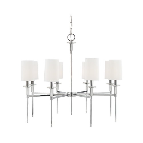 Amherst 32-Inch Chandelier in Polished Nickel by Hudson Valley Lighting