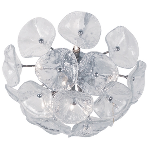 Fiori 8-Light Flush Mount in Polished Chrome by ET2 Lighting