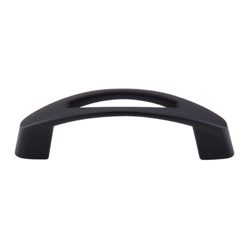 Top Knobs Hardware Modern Cabinet Pull in Flat Black Finish M1777