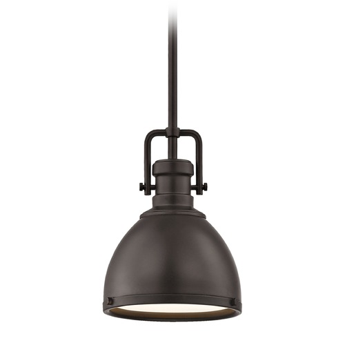 Design Classics Lighting Industrial Bronze Metal Mini-Pendant 7.38-Inch Wide 1763-220 SH1775-220 R1775-220