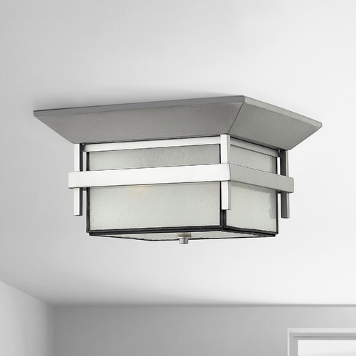 Harbor 12.25-Inch Flush Mount in Titanium by Hinkley Lighting