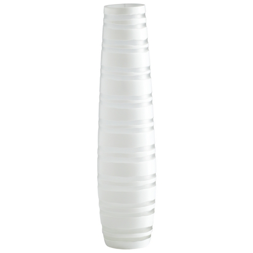 Matte White Vase by Cyan Design