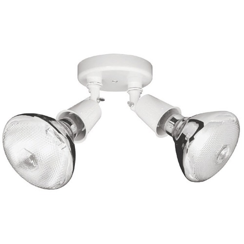 2-Light Outdoor Security Light in White by Capital Lighting