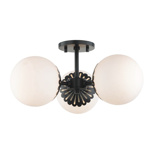 Mitzi by Hudson Valley Paige Old Bronze Semi-Flush Mount by Mitzi by Hudson Valley H193603-OB