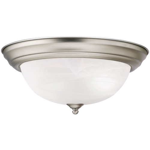 Kichler Lighting 13.25-Inch Flush Mount in Brushed Nickel by Kichler Lighting 8109NI