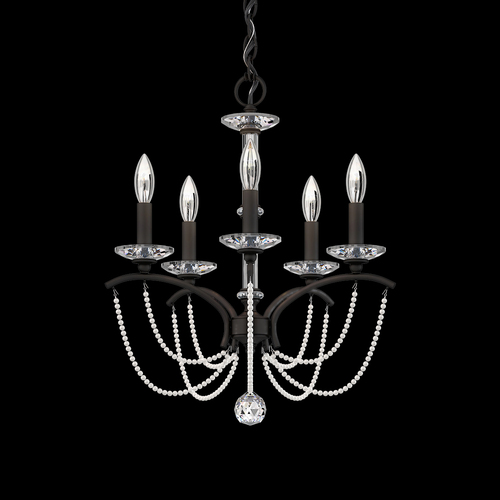 Priscilla Black Chandelier by Schonbek Lighting