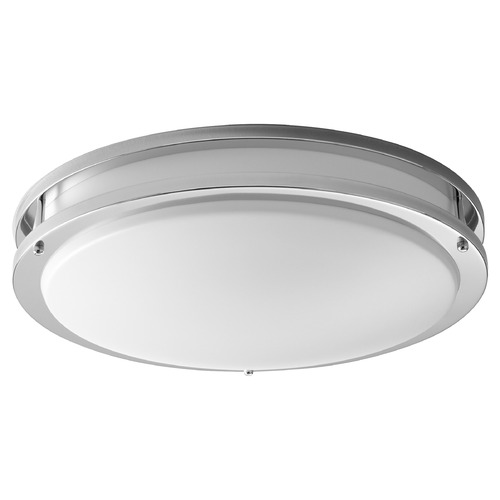 Oracle 18-Inch LED Ceiling Mount in Polished Chrome by Oxygen Lighting