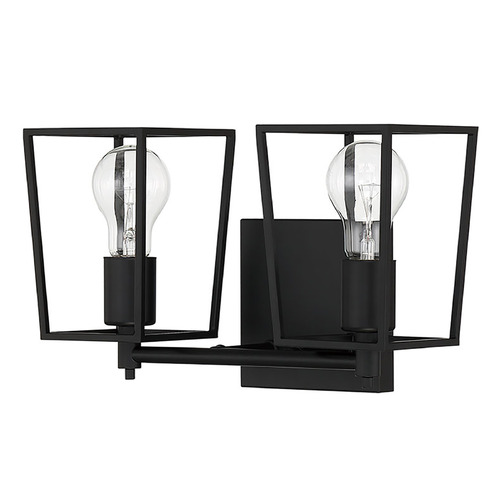 Dunn Flat Black Bathroom Light by Craftmade Lighting